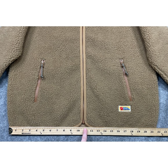 Fjallraven Vardag Pile Fleece Jacket Buckwheat Brown Large - Picture 15 of 16
